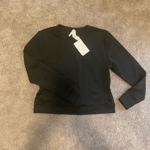 🎉HP🎉 Fabletics Rory Pullover black sweatshirt XXL NWT